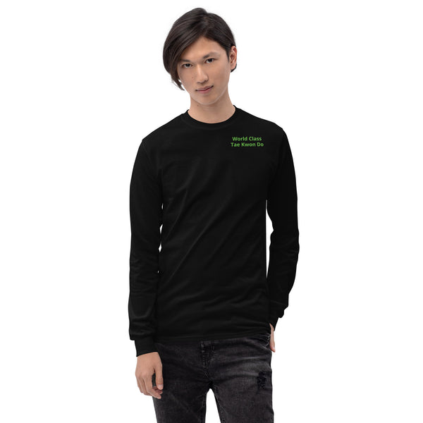 Green Logo Men’s Long Sleeve Shirt