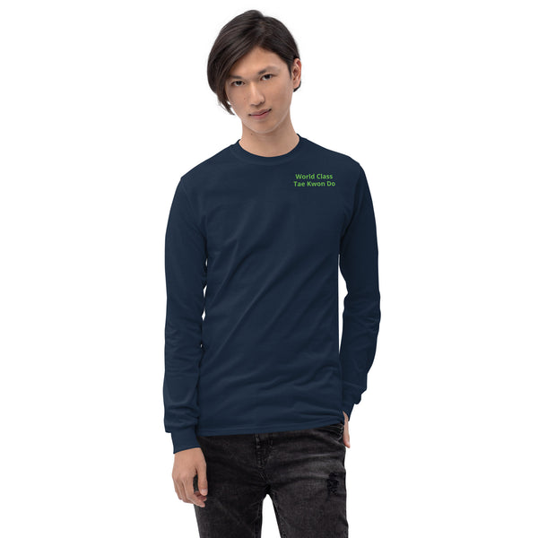 Green Logo Men’s Long Sleeve Shirt