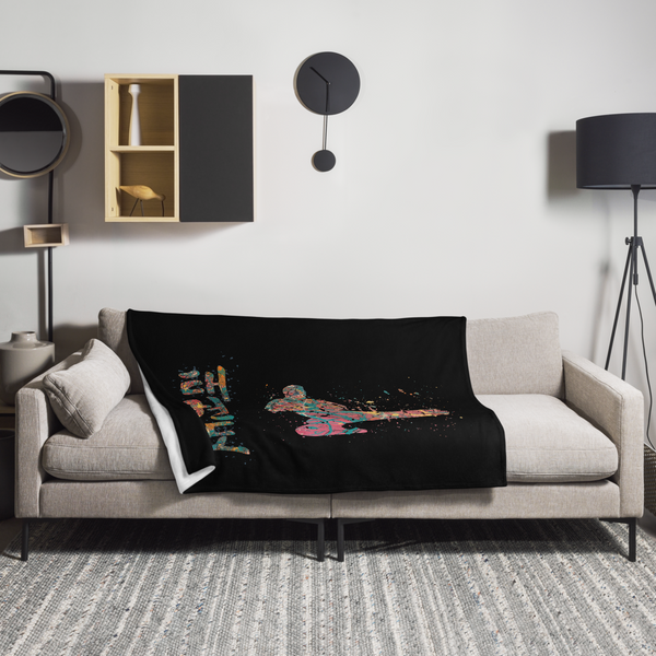 Paint Splatter Throw Blanket