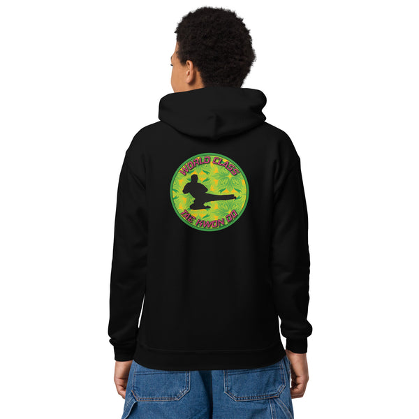Green Logo Youth Hoodie