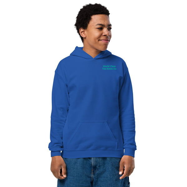 Teal Logo Youth Hoodie