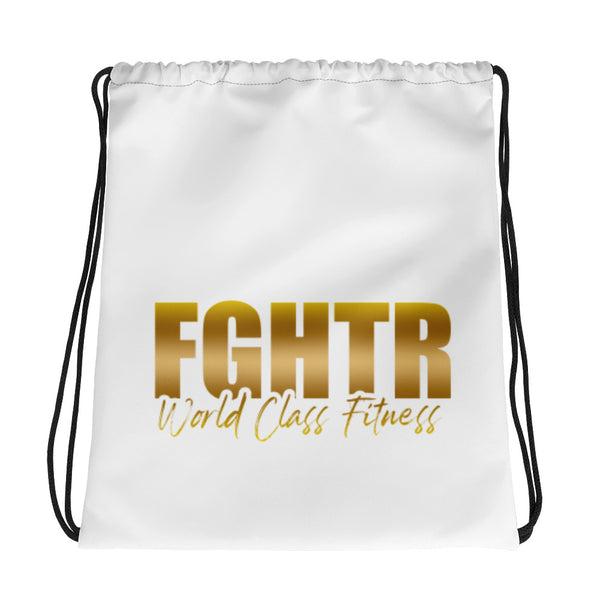 FGHTR GOLD Drawstring Bag