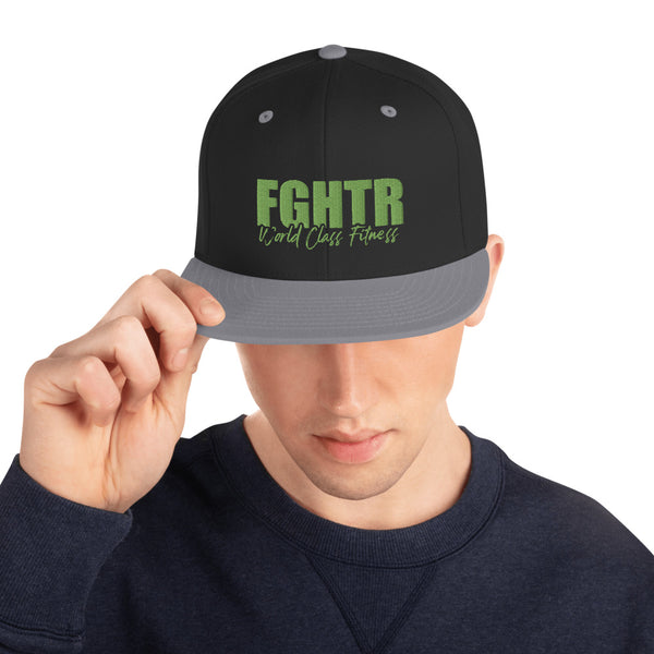 FGHTR GREEN Snapback Hat