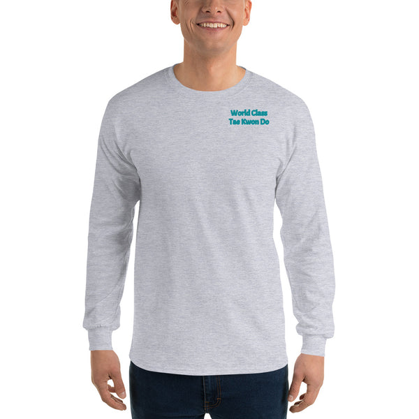 Teal Logo Men’s Long Sleeve Shirt