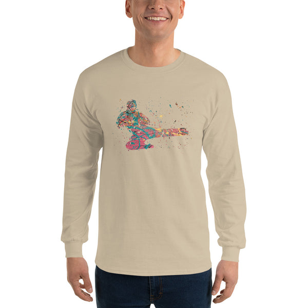 Paint Splatter Men’s Long Sleeve Shirt