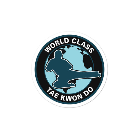 Teal Logo Bubble-free stickers