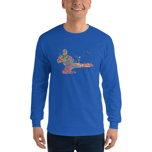 Paint Splatter Men’s Long Sleeve Shirt