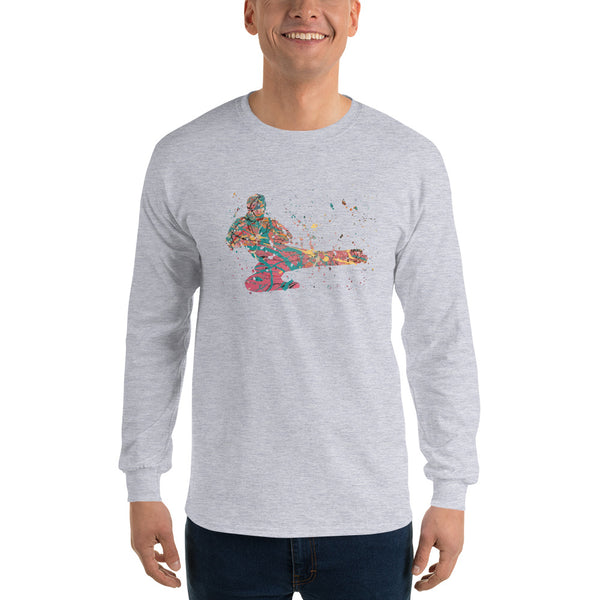 Paint Splatter Men’s Long Sleeve Shirt