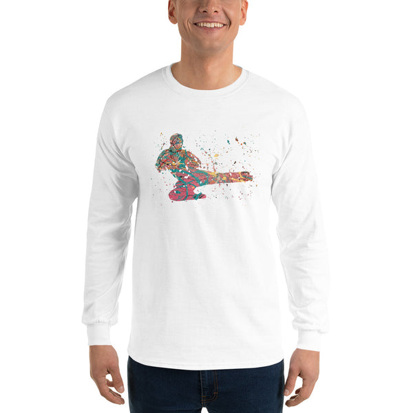 Paint Splatter Men’s Long Sleeve Shirt