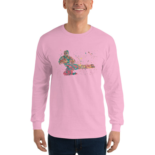 Paint Splatter Men’s Long Sleeve Shirt