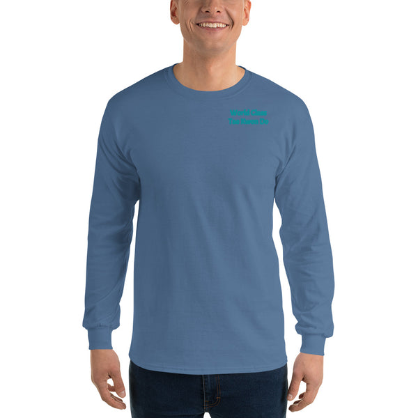 Teal Logo Men’s Long Sleeve Shirt