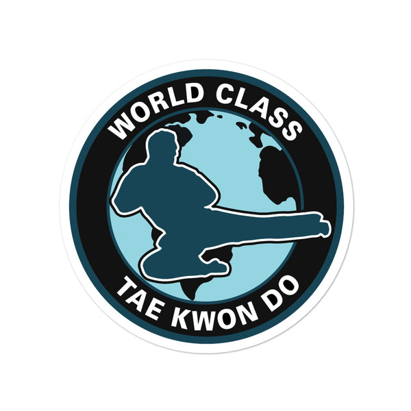 Teal Logo Bubble-free stickers