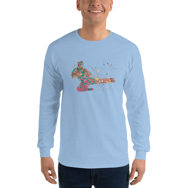 Paint Splatter Men’s Long Sleeve Shirt