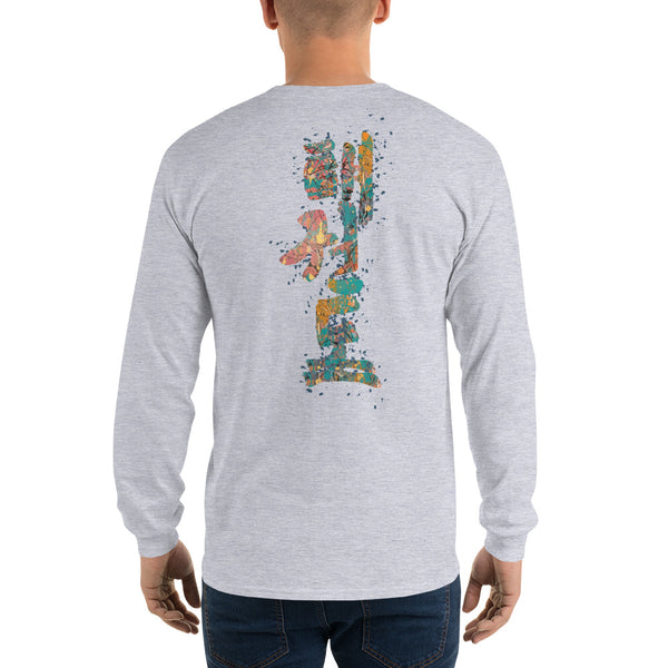Paint Splatter Men’s Long Sleeve Shirt