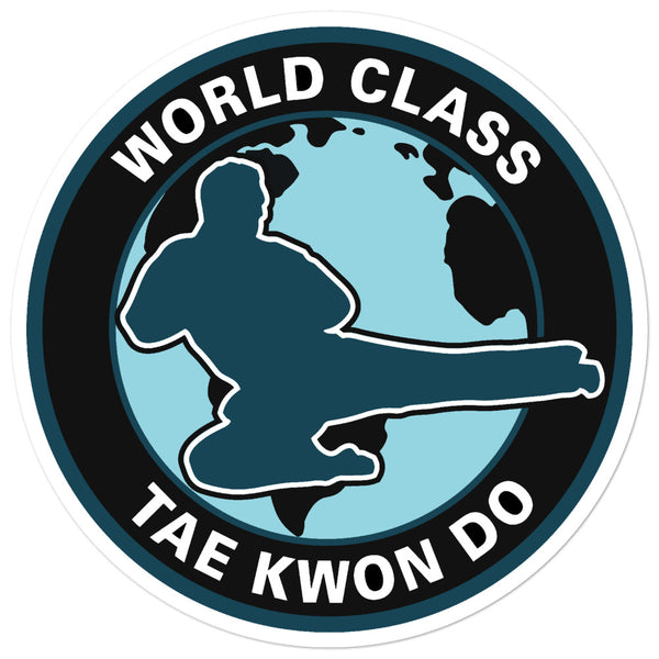 Teal Logo Bubble-free stickers