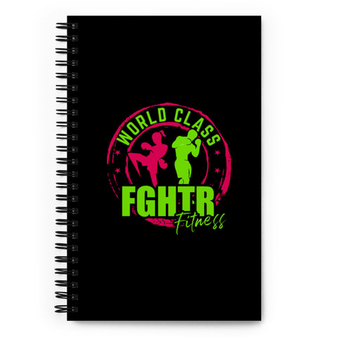 FGHTR Green Spiral Notebook